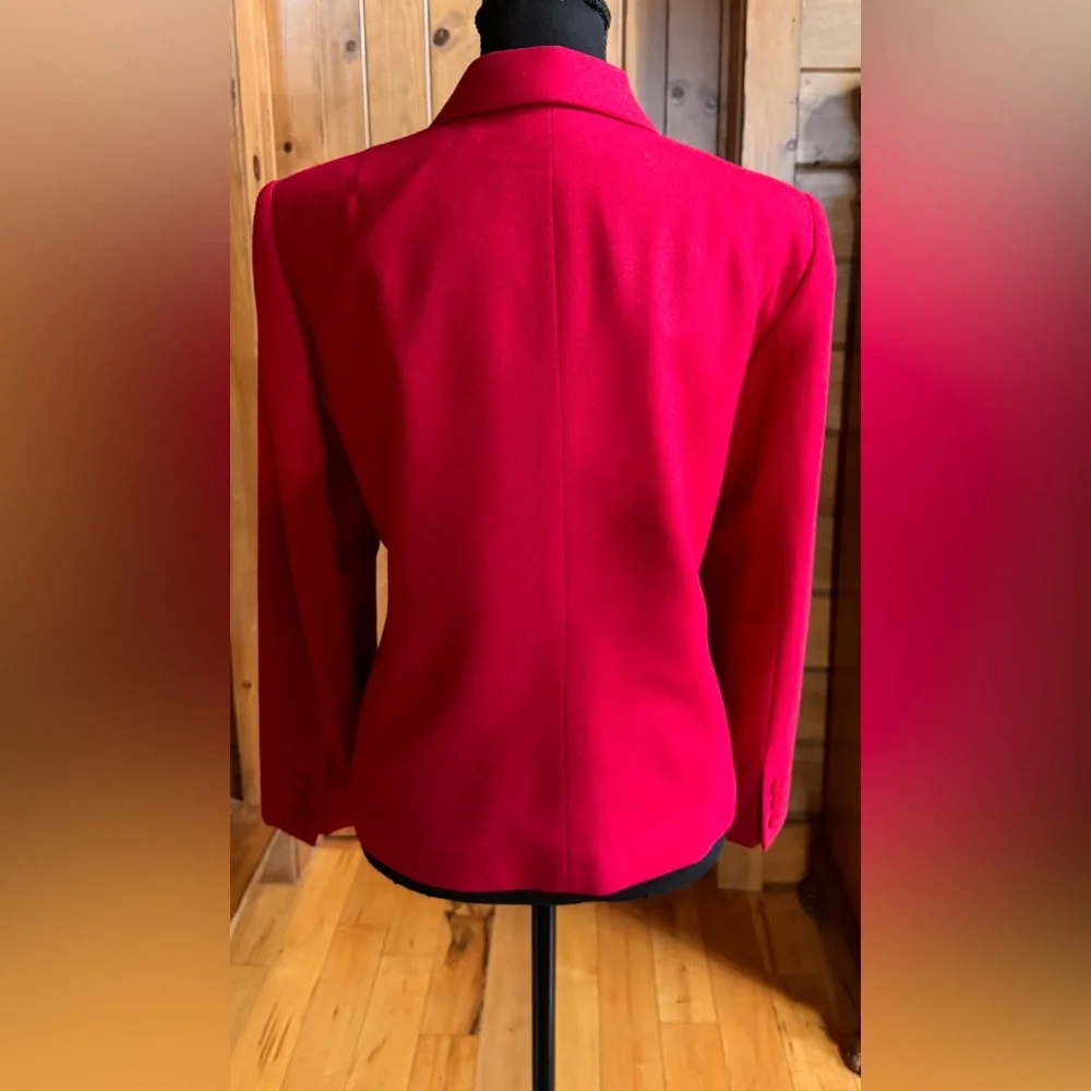 Pendleton Red Wool Blazer Fully Lined with Pockets (10P)